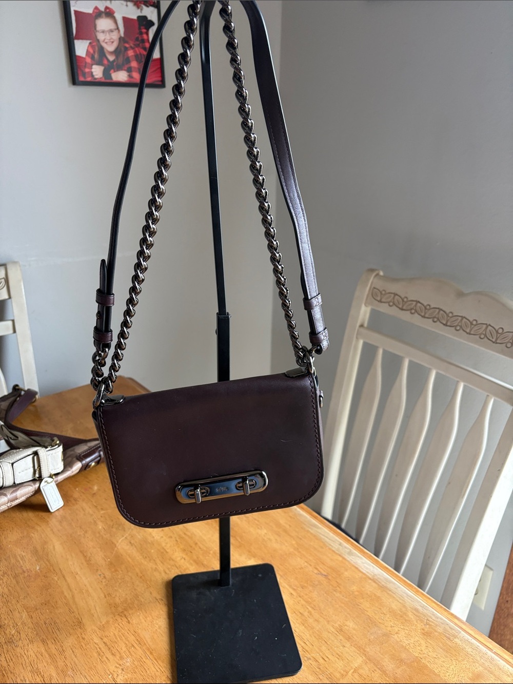 Coach swagger Crossbody in oxblood